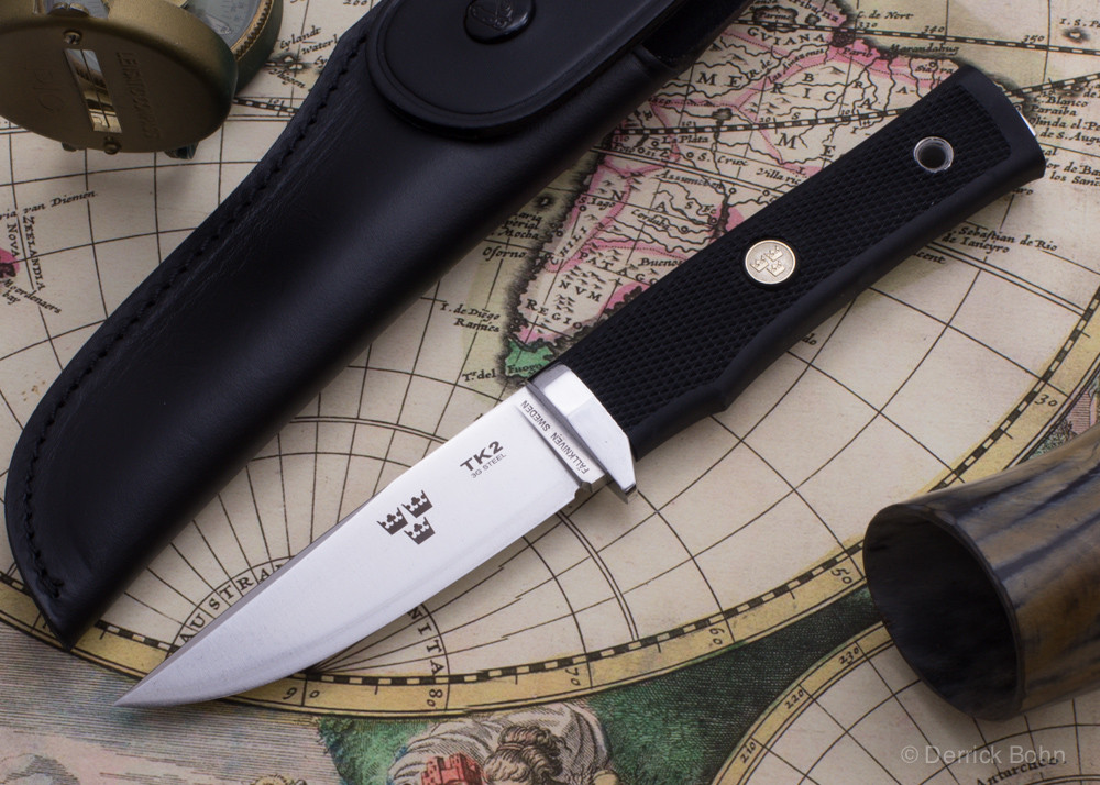 Fallkniven: TK2L - Tre Kroner - 3G Steel - TK2 Leather Sheath