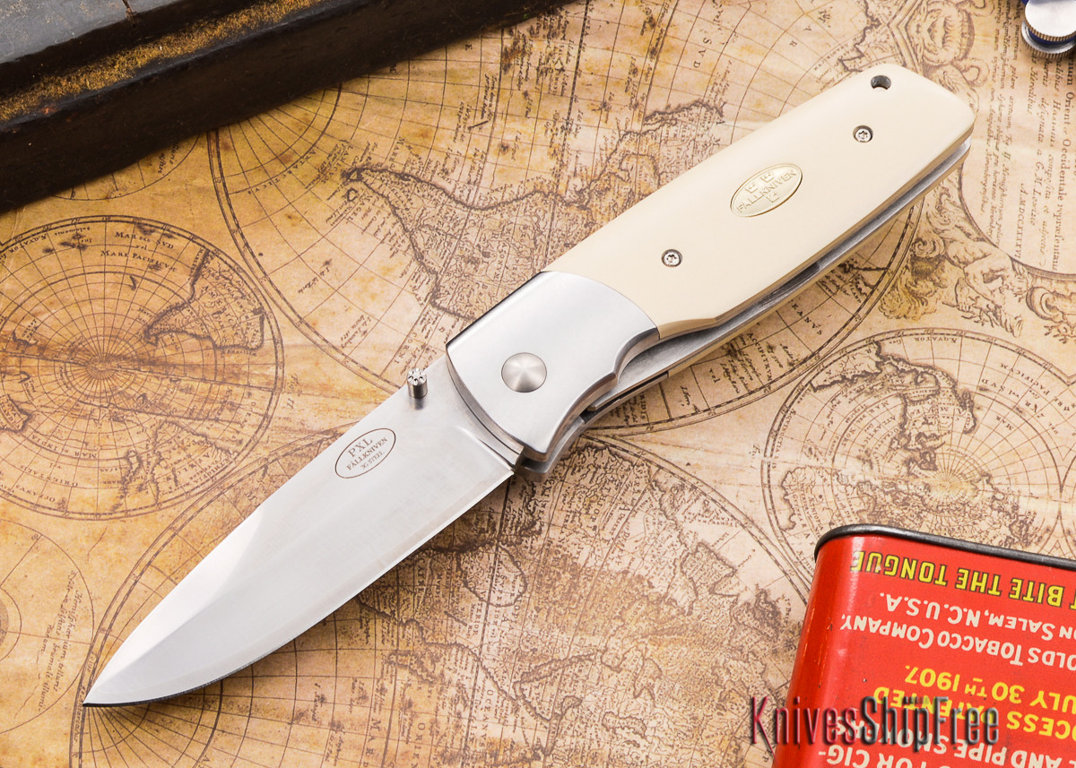 Fallkniven: PXLim - Ivory Micarta - 3G Steel - KnivesShipFree