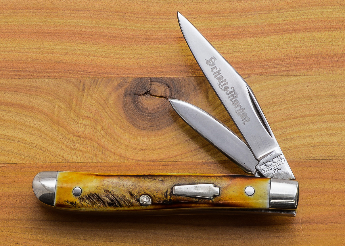 Schatt & Morgan Keystone: Gentleman's Peanut - 2 Blade - Stag - A