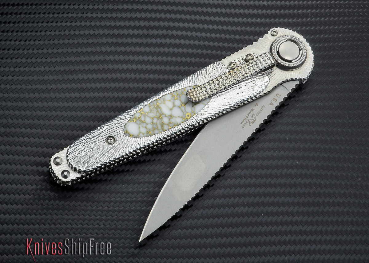 Lone Wolf Knives: Paul Defender - White & Gold Matrix - Limited