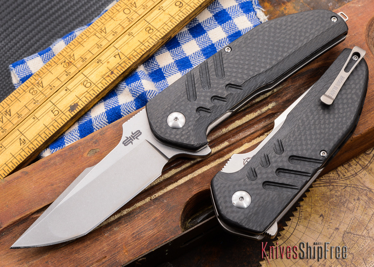 Buy Brous Blades: Strife - Carbon Fiber - Stonewashed In Stock at 
