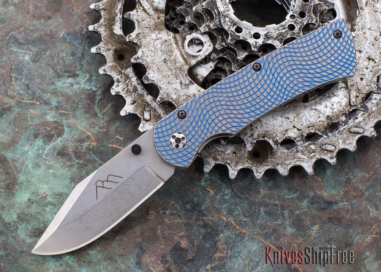 Three Sisters Forge: Beast - Blue Frame - Stonewash Blade