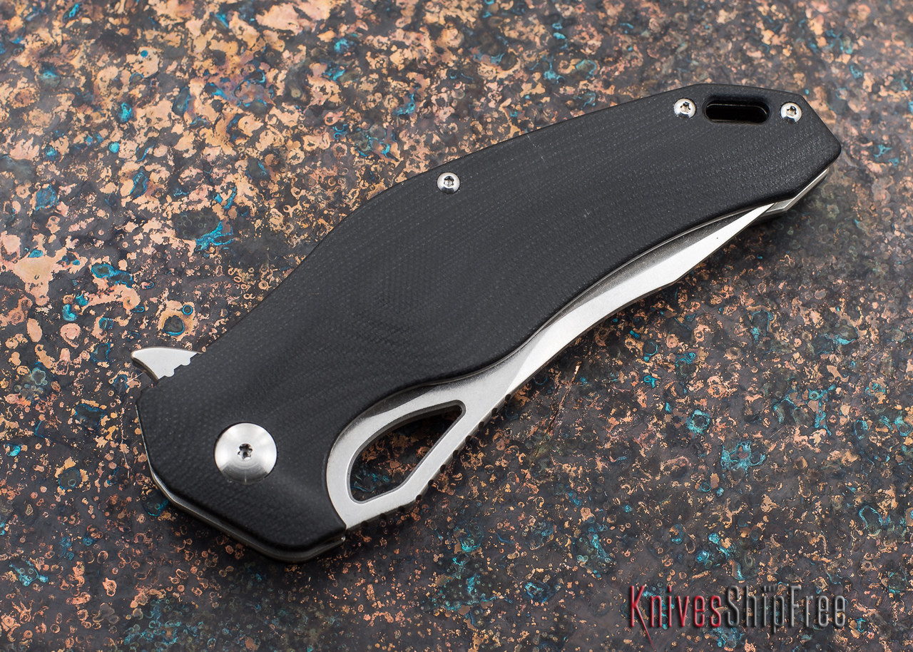 Buy Brous Blades: VR-71 Flipper - Black G-10 - Satin Finish In