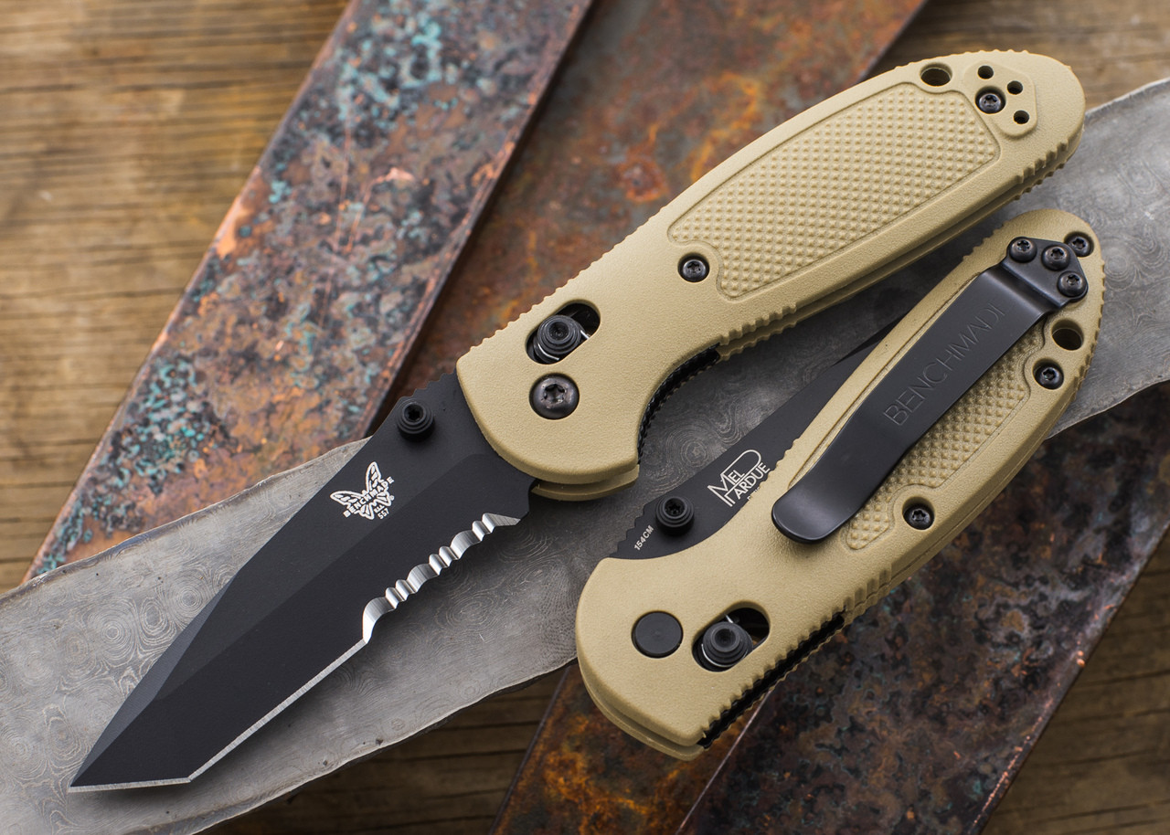 Buy Benchmade Knives: 557SBKSN Mini Griptilian - Tanto Buy Benchmade Knives: 557SBKSN Mini Griptilian - Tanto
