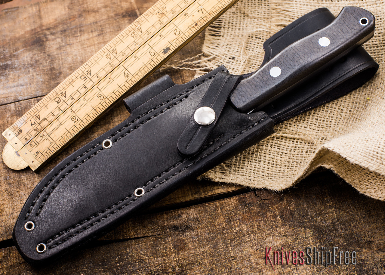 その他 BARK  Bravo 1.5 field Bark River Bravo 1.5 Field Knife Black Fixed Blade Knife