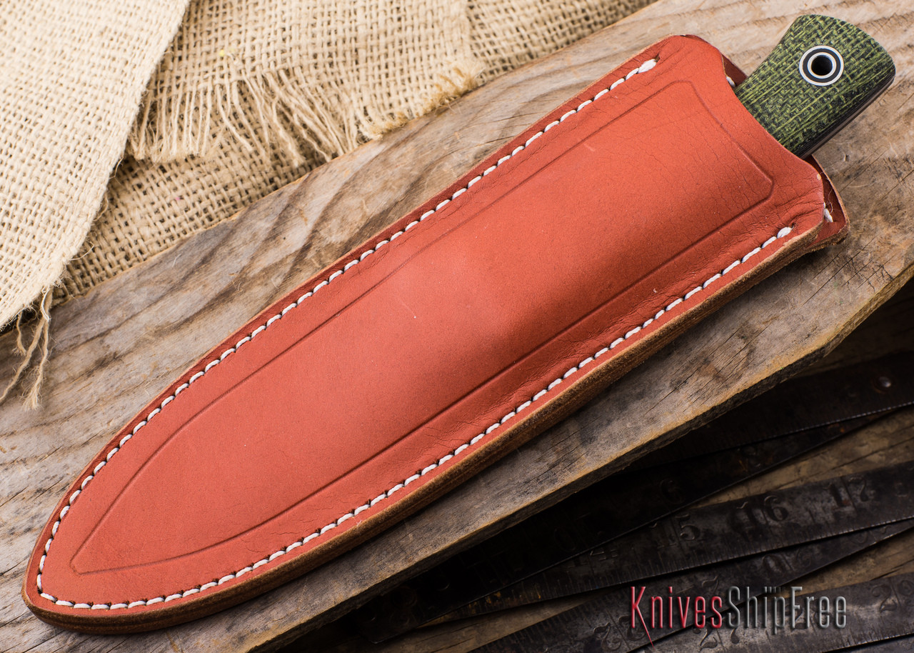 Buy Fiddleback Forge: Hunter - Evergreen Burlap Micarta - Black