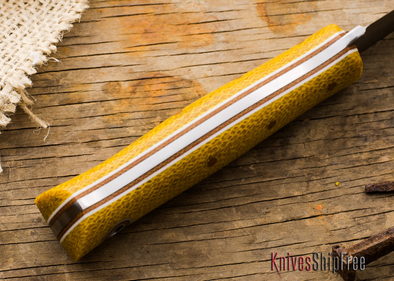 Buy Fiddleback Forge: Handyman - Philellow Burlap Micarta