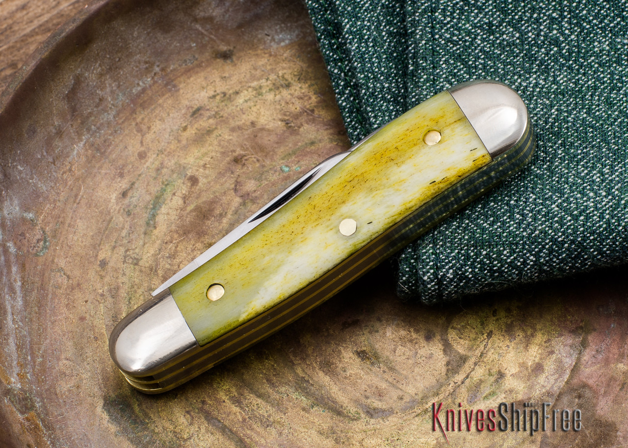 Great Eastern Cutlery: #18 - Tidioute - Beagle - Camel Bone - 050911