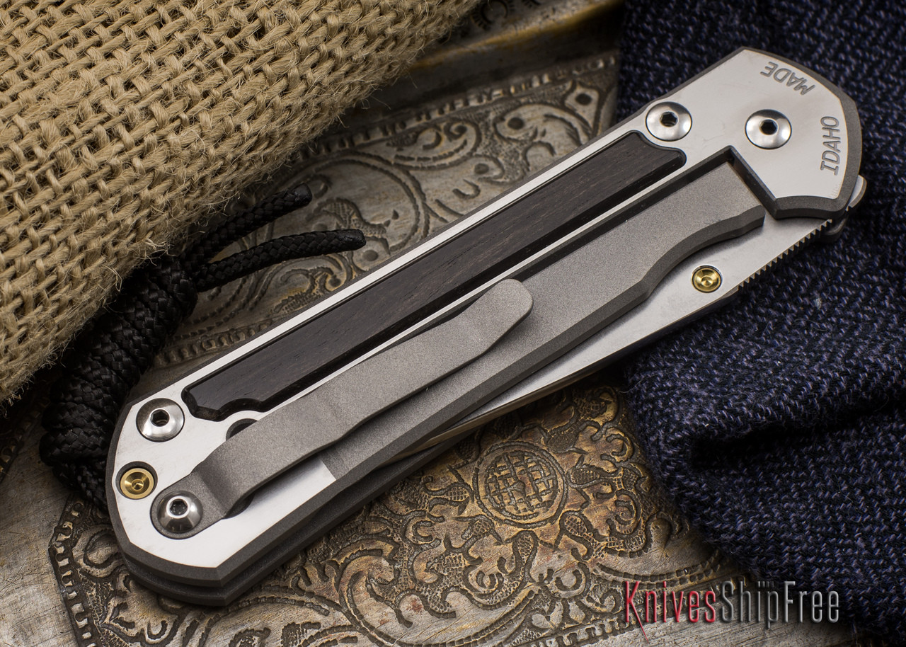 Buy Chris Reeve Knives Large Sebenza 21 - Ships Free - Gabon Ebony