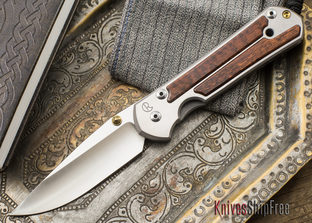 Chris Reeve Knives: Large Sebenza 21 - Snakewood Inlay