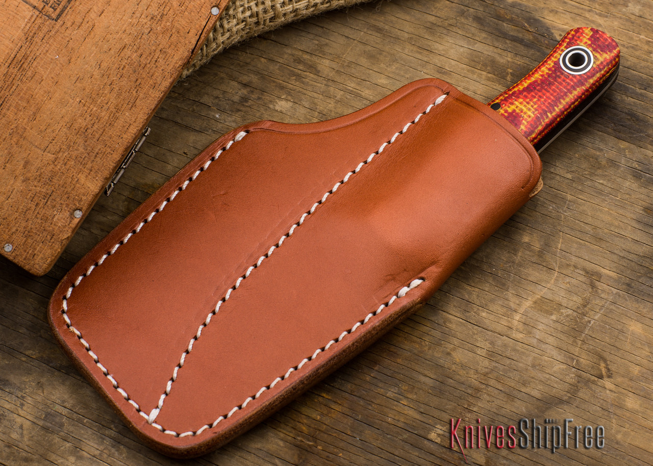 Buy Fiddleback Forge: Handyman - Fiesta Burlap Micarta - Scandi Grind