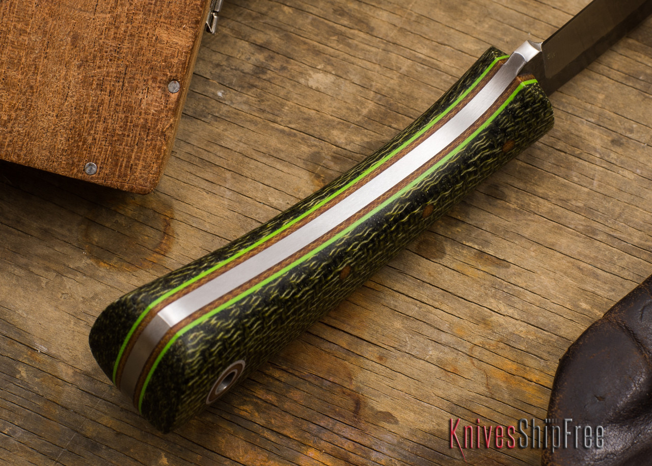Buy Fiddleback Forge: KPH - Evergreen Burlap Micarta
