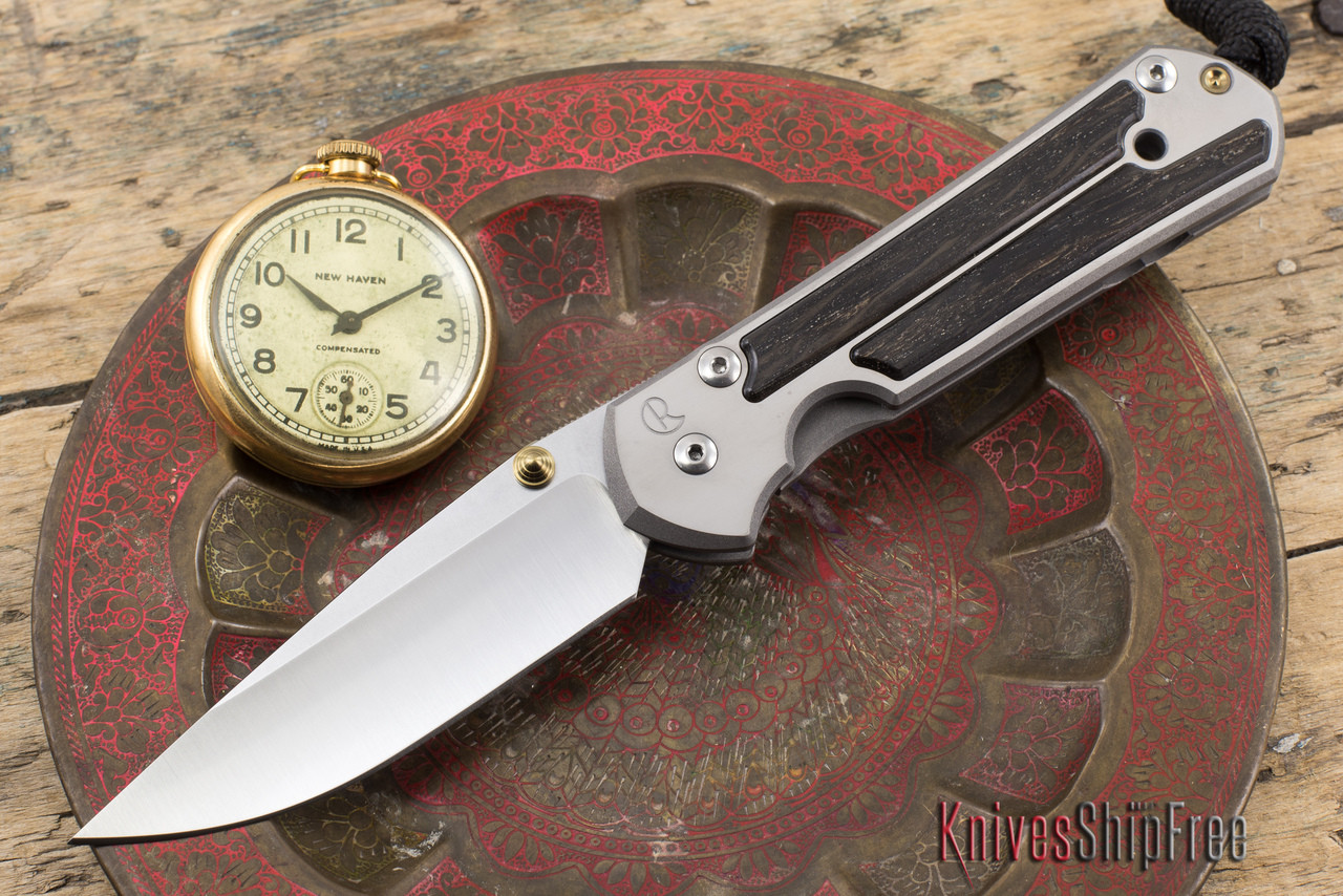 Chris Reeve Knives: Large Sebenza 21 - Bog Oak Inlay