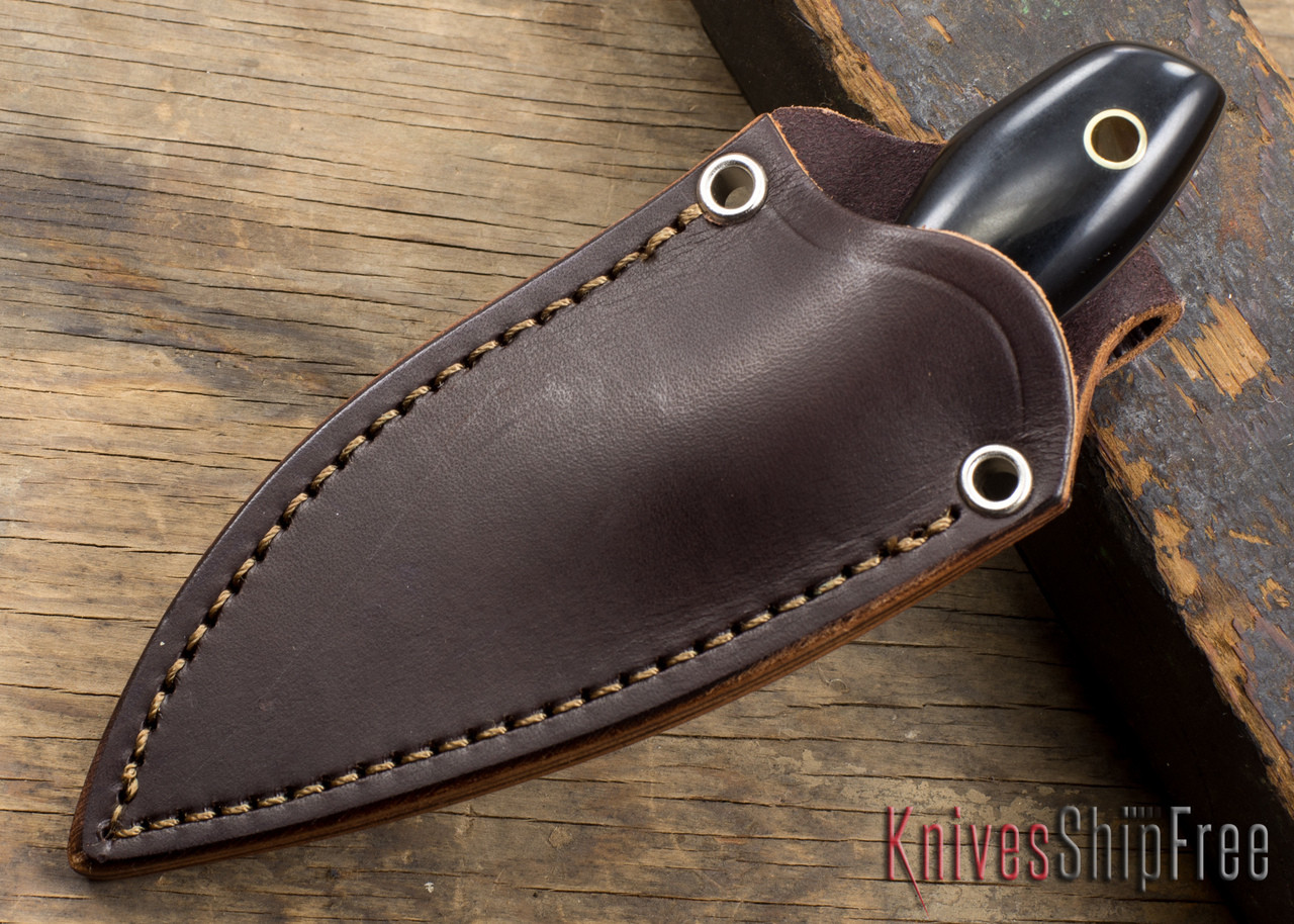 L.T. Wright Knives: JX3 - Black Paper Micarta