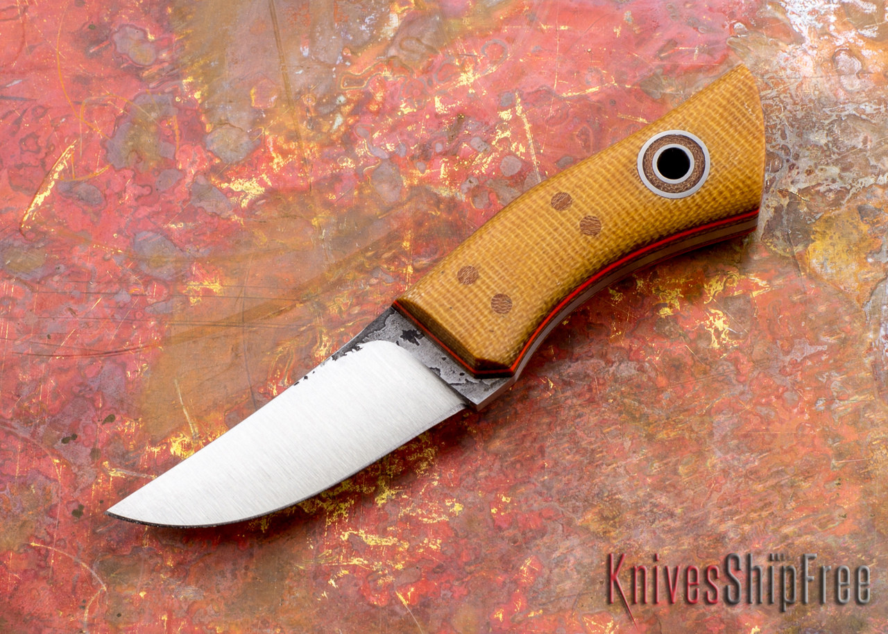 Buy Fiddleback Forge: Mosquito - Natural Canvas Micarta