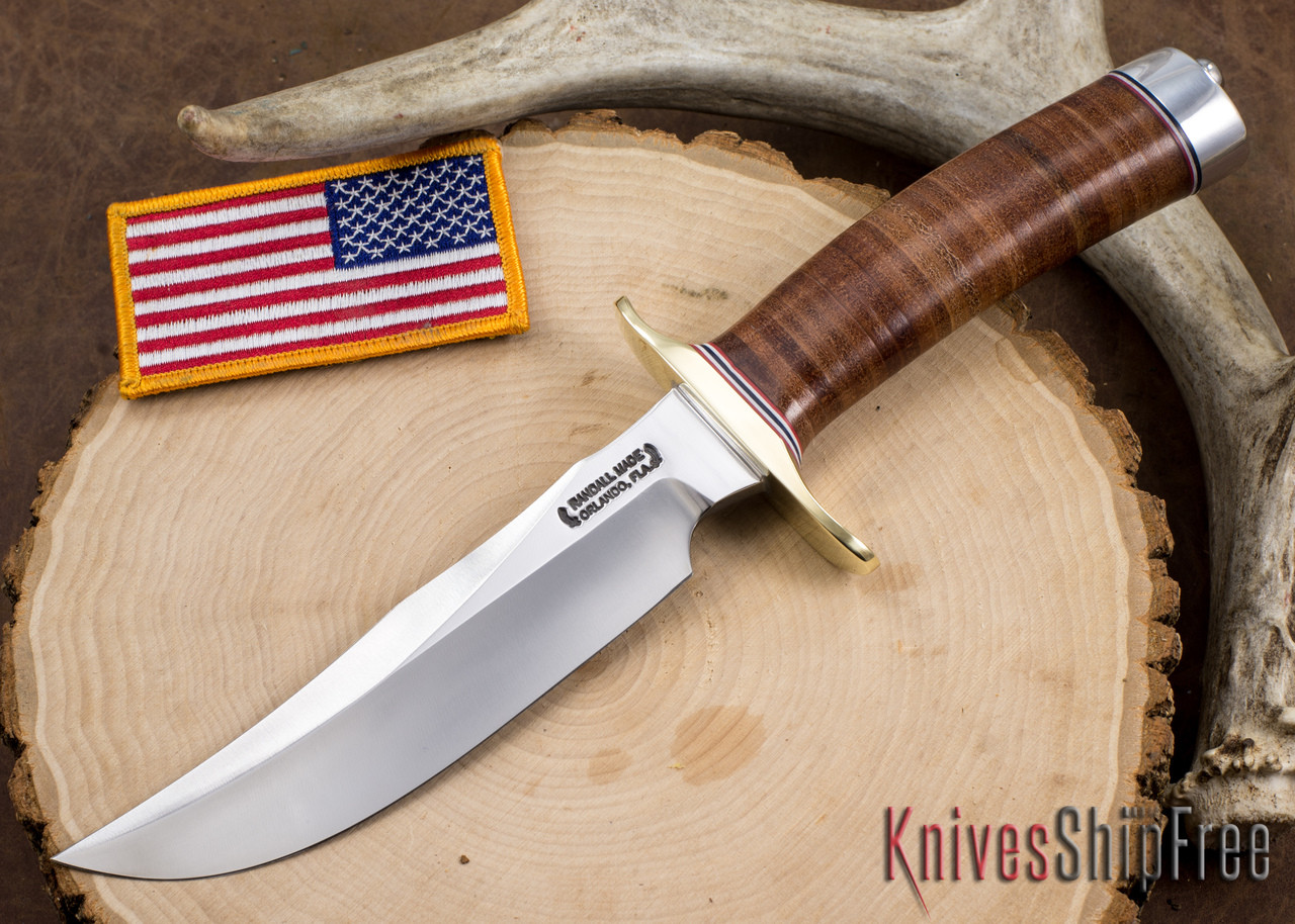 Randall Made Knives: Model 4-6F Fighter - Stacked Leather