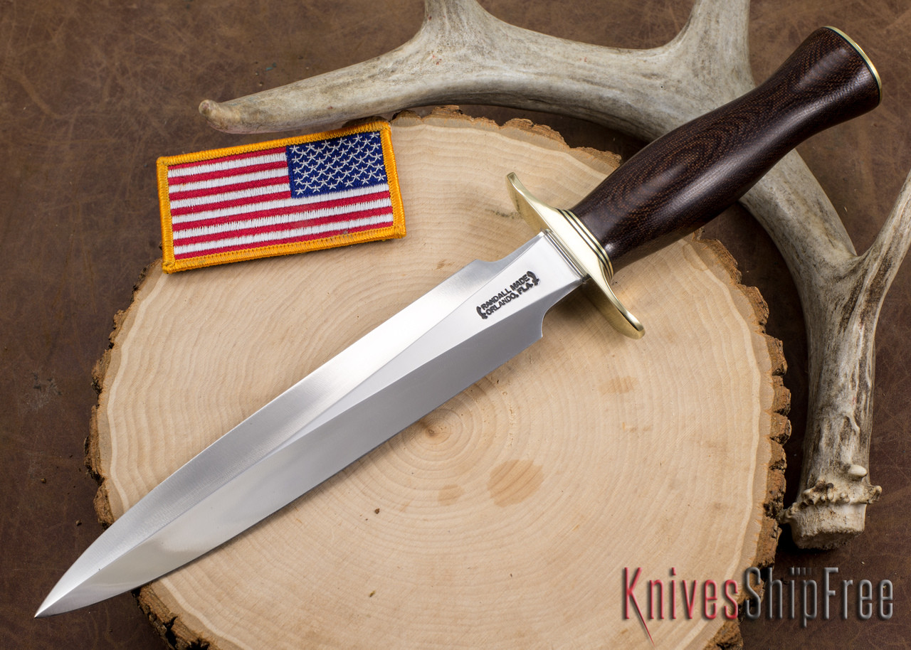 Randall Made Knives: Model 2-8 Fighting Stiletto - Brown  