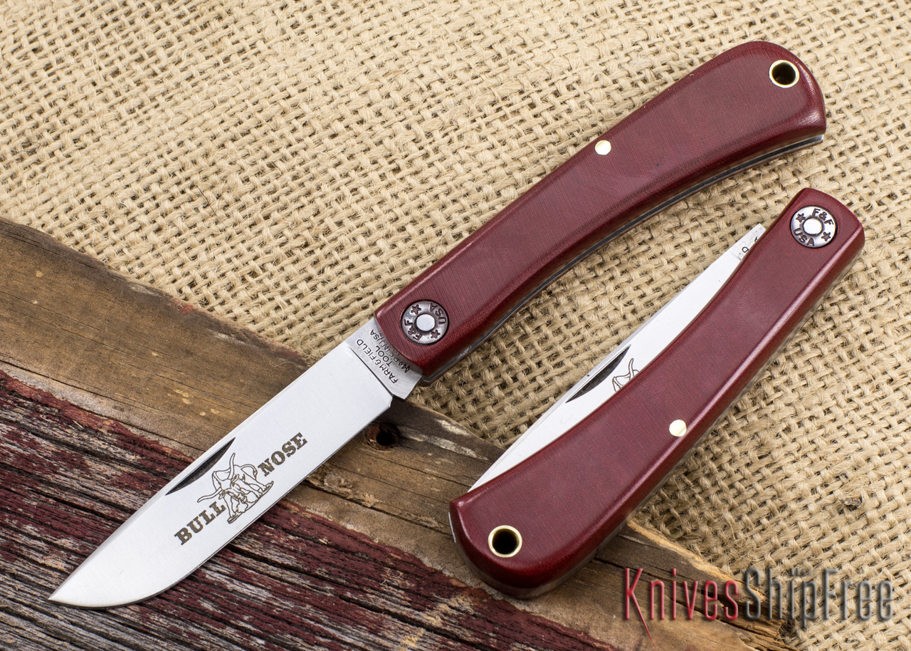 Buy Great Eastern Cutlery: #71 Farm & Field - Bullnose - Burgundy