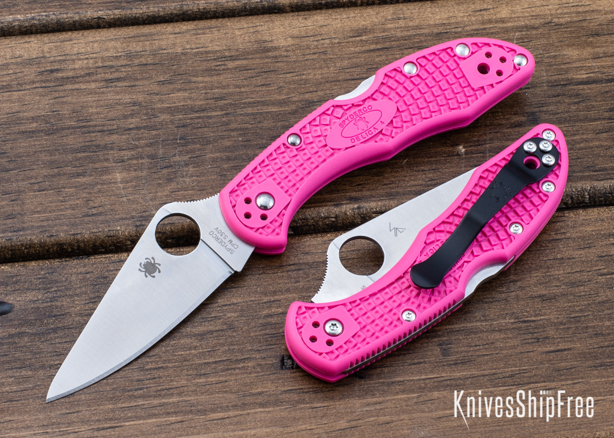 Spyderco: Delica 4 Lightweight - Teal FRN - CPM-S30V - C11FPWCTL