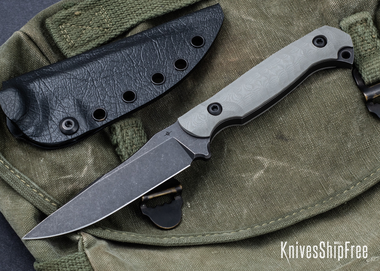 Toor Knives Field 2.0 Onyx Grooved Walnut Copper Liners Stonewashed CPM154