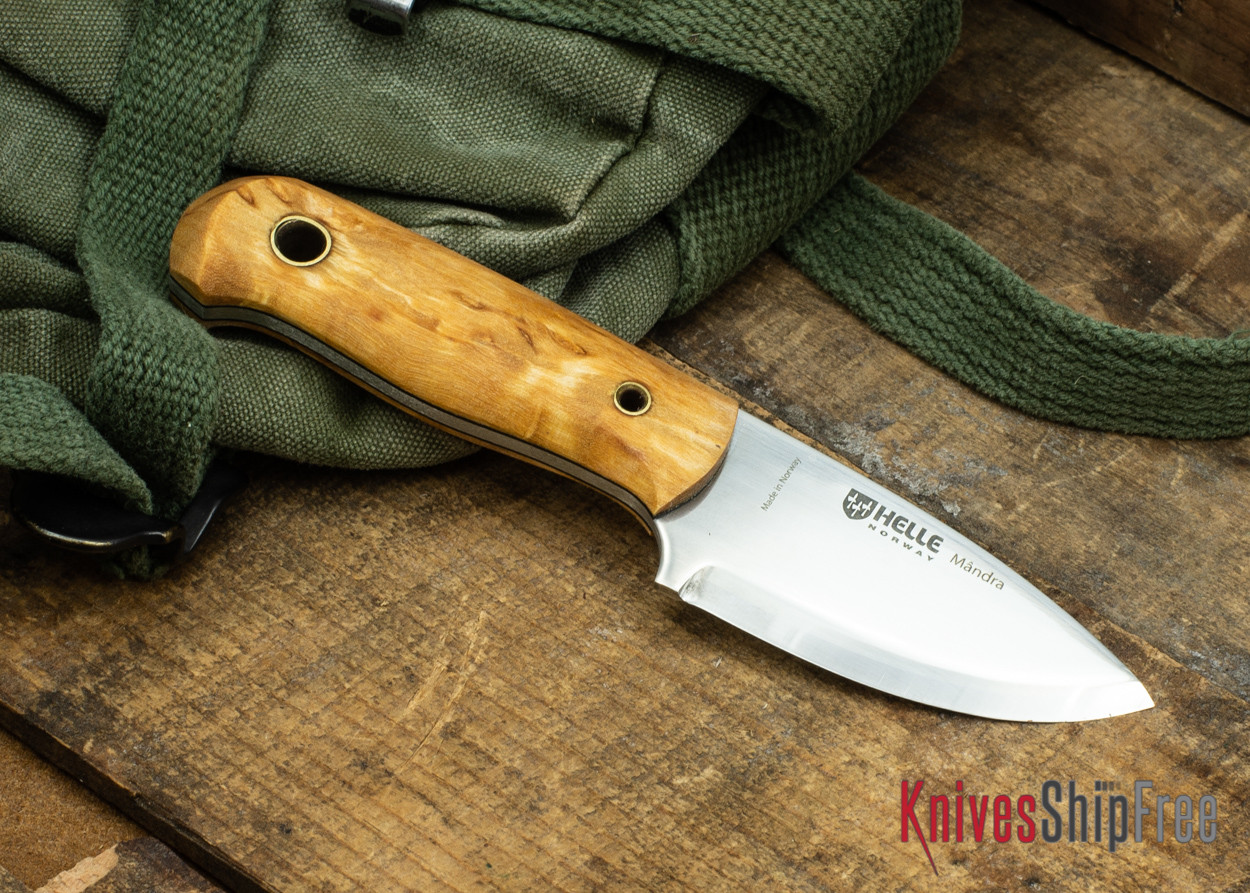 Helle Knives Utvaer Curly Birch 14