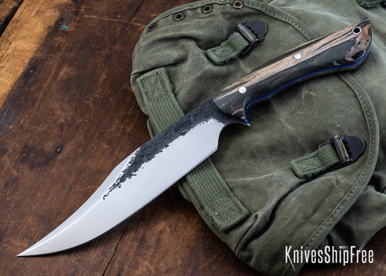 Lon Humphrey Custom Knives Lon Humphrey Archive Gunfighter Bowie Black Storm Maple