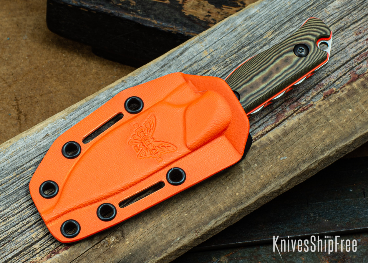 Benchmade Knives 150171 Hidden Canyon Hunter Richlite / Orange G10
