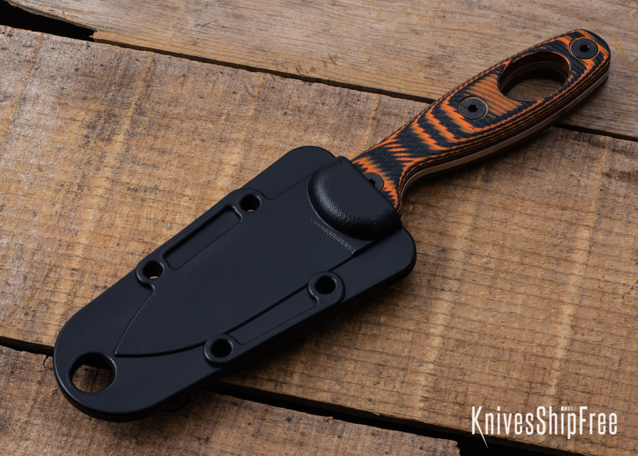 ESEE Knives Xancudo S35VN Black & Orange 3D G10 Carabiner Hole