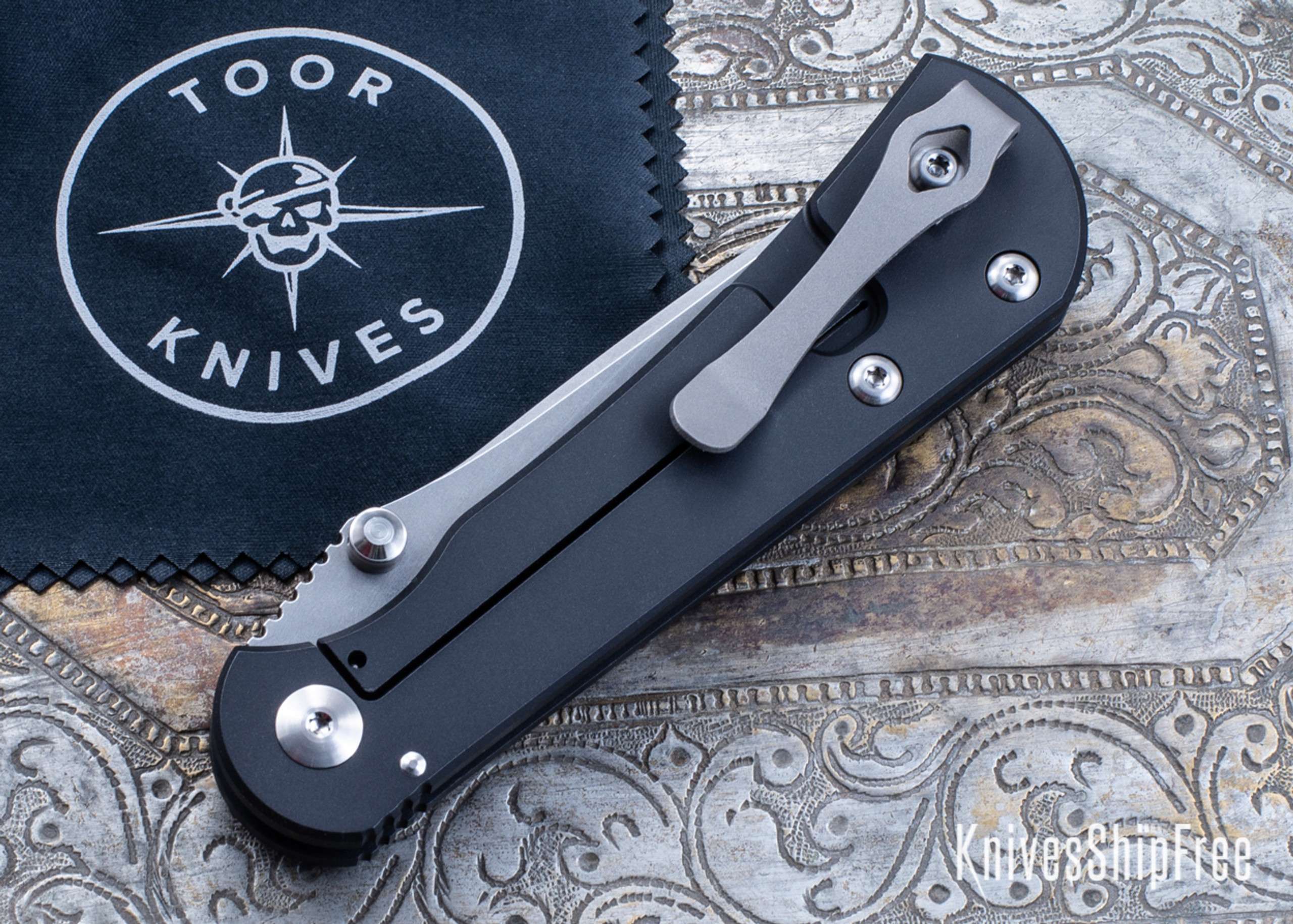 Toor Knives Merchant 2.0 S Black KG Gunkote Stonewashed S35VN