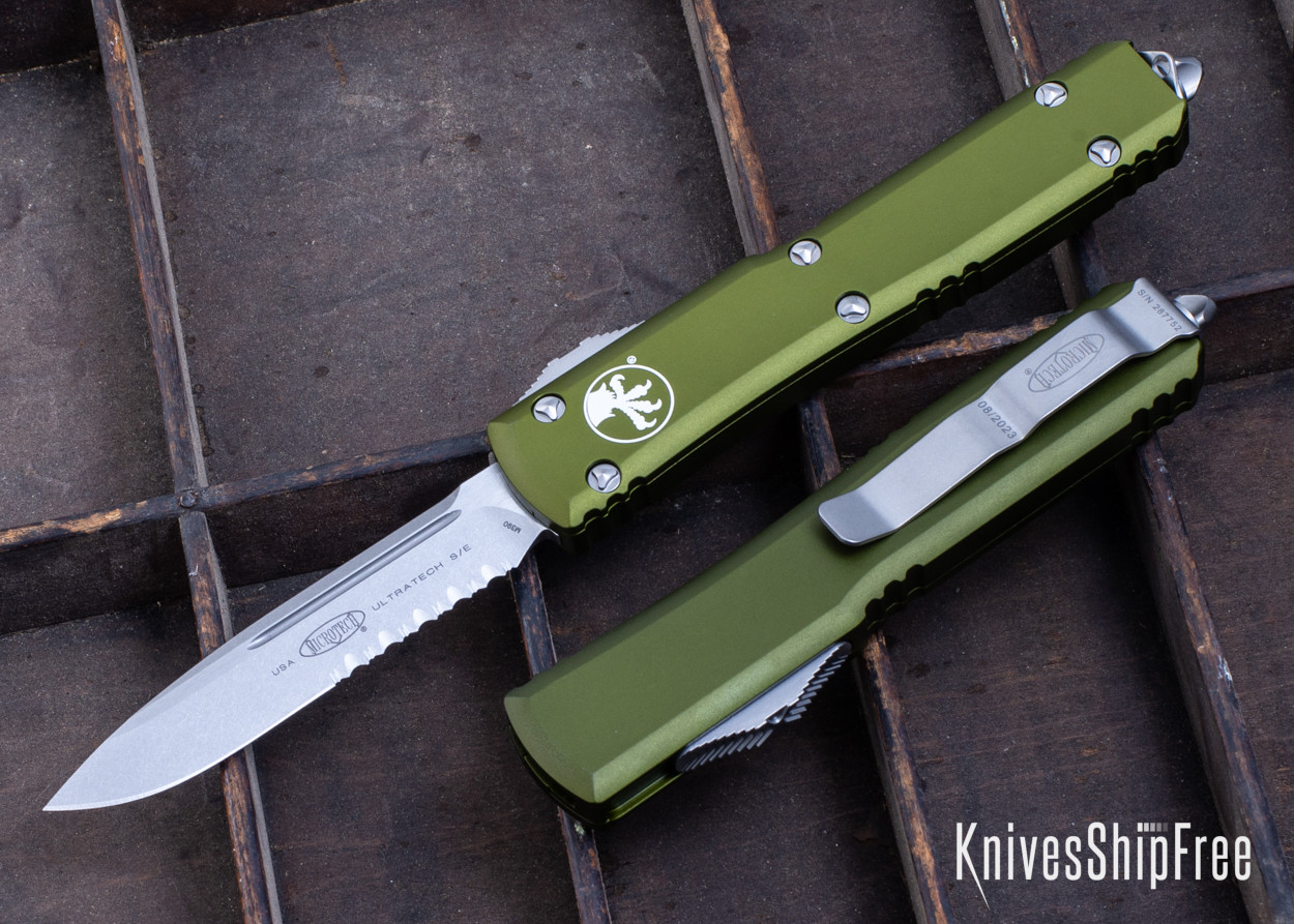 Microtech: UTX-85 - Auto OTF - Single Edge - Apocalyptic STD Blade ...