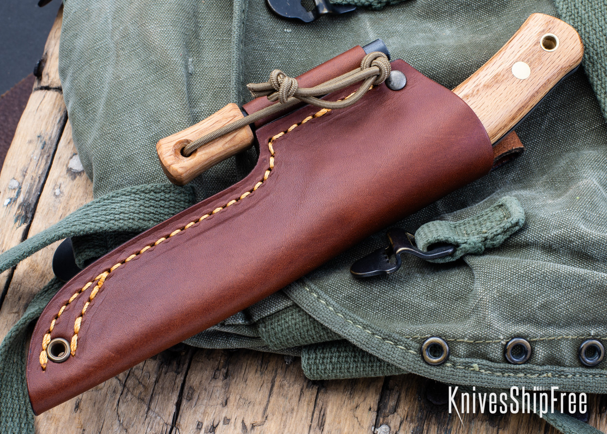 Casstrom: No 10 Swedish Forest Knife Oak Wood Sleipner Tool Steel