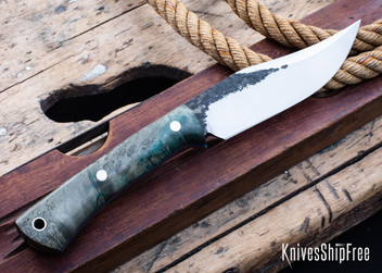 Box Elder Burl - Blue Liners - LH14HJ075 (Back)