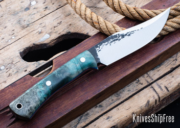 Box Elder Burl - Blue Liners - LH14HJ078 (Back)