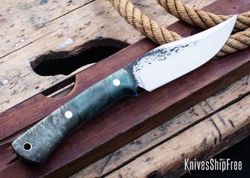 Box Elder Burl - Blue Liners - LH14HJ082 (Back)