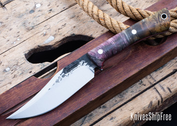 Box Elder Burl - Red Liners - LH14HJ102 (Front)