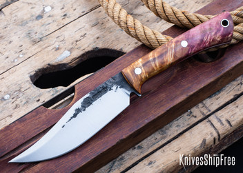 Box Elder Burl - Red Liners - LH14HJ113 (Front)