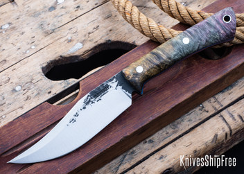 Box Elder Burl - Blue Liners - LH14HJ069 (Front)