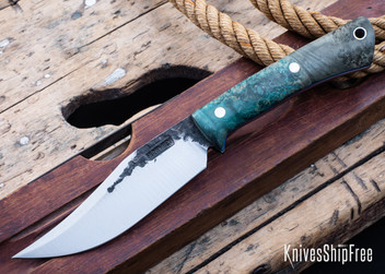 Box Elder Burl - Blue Liners - LH14HJ075 (Front)