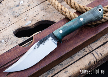 Box Elder Burl - Blue Liners - LH14HJ082 (Front)