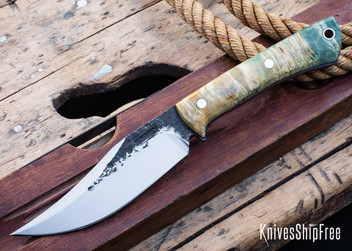 Box Elder Burl - Blue Liners - LH14HJ083 (Front)