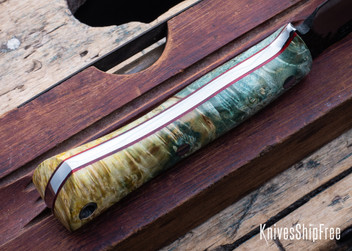 Box Elder Burl - Red Liners - LH14HJ109 (Liners)