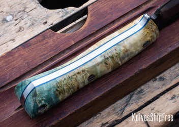 Box Elder Burl - Blue Liners - LH14HJ083 (Liners)