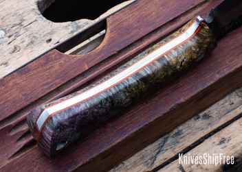 Box Elder Burl - Orange Liners - LH14HJ098 (Liners)