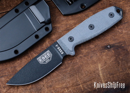 ESEE Knives: ESEE-3P-B - Black