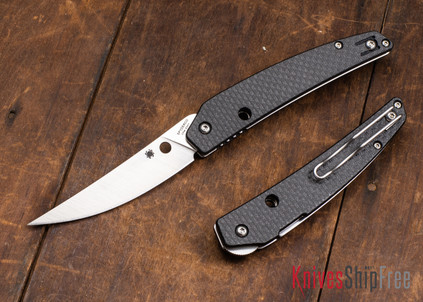 Spyderco: Ikuchi - Compression Lock Flipper - Carbon Fiber Laminate - CPM-S30V Spyderco: Ikuchi - Compression Lock Flipper - Carbon Fiber Laminate - CPM-S30V