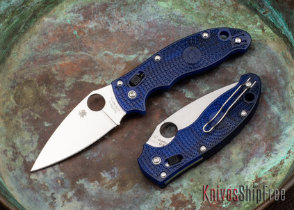 Spyderco: Manix 2 Lightweight - Dark Blue FRCP - CPM-S110V - C101PDBL2