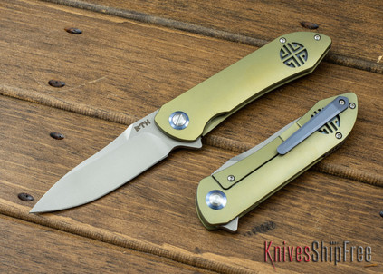 Bestech Knives: Emperor - Titanium Framelock - CPM-S35Vn