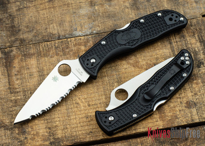 Spyderco: LeafJumper - Black FRN - Lockback - VG-10