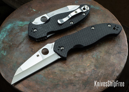 Spyderco: Canis - Carbon Fiber / G-10 Laminate - Compression Lock - CPM-S30V