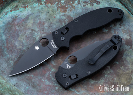 Spyderco: Manix 2 - Black G-10 - CPM-S30V - Black Blade - C101GPBBK2